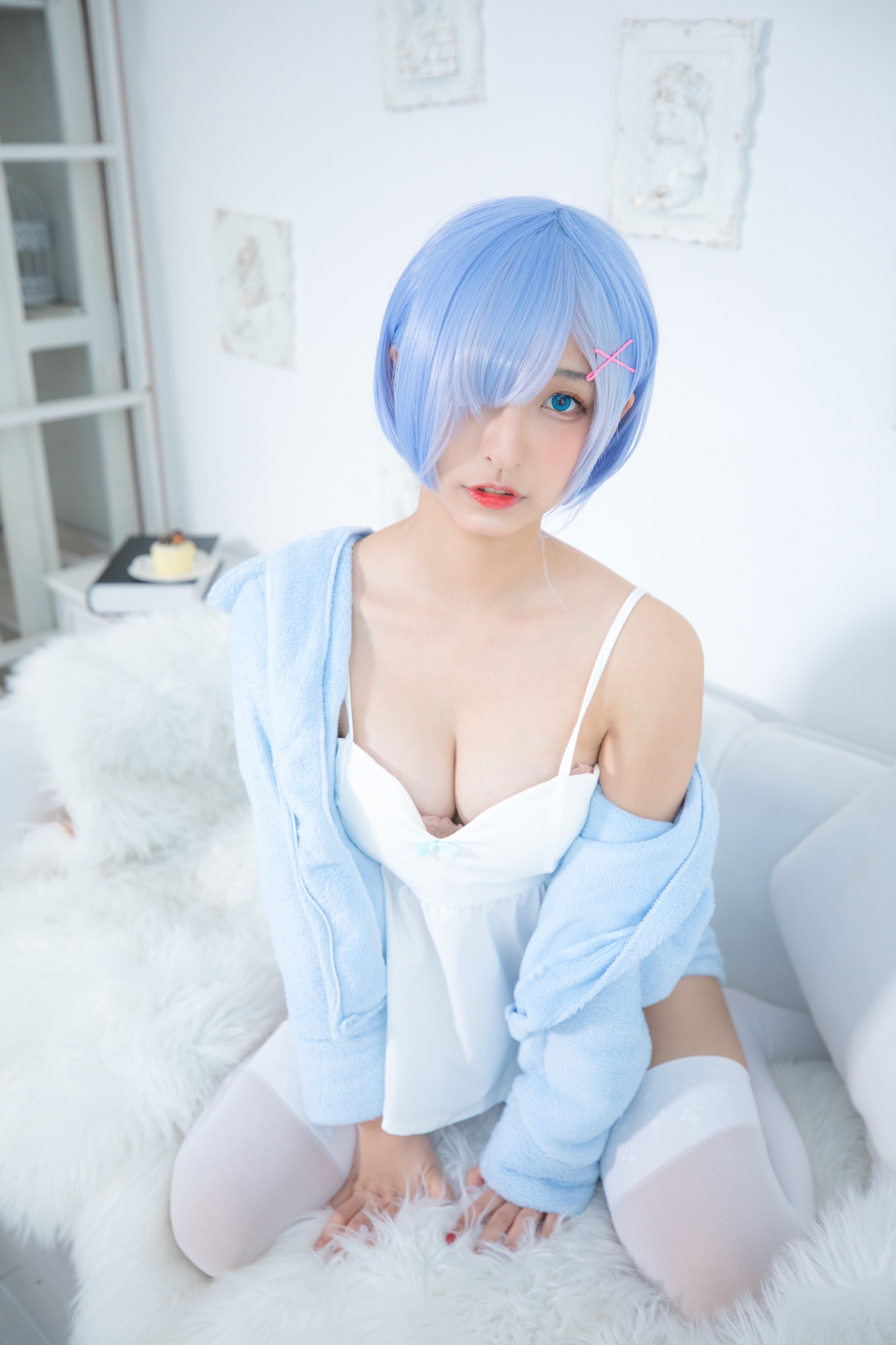 图片[1]-神楽坂真冬 – NO.034 电子相册-蕾姆《Milk by blue》[150P]-XikXak